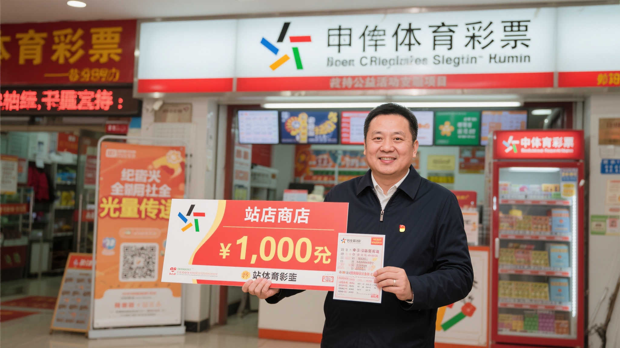 站主意外中奖体彩1015万 高调露脸兑奖彰显真实性 站主意外中奖体彩1015万 高调露脸兑奖彰显真实性