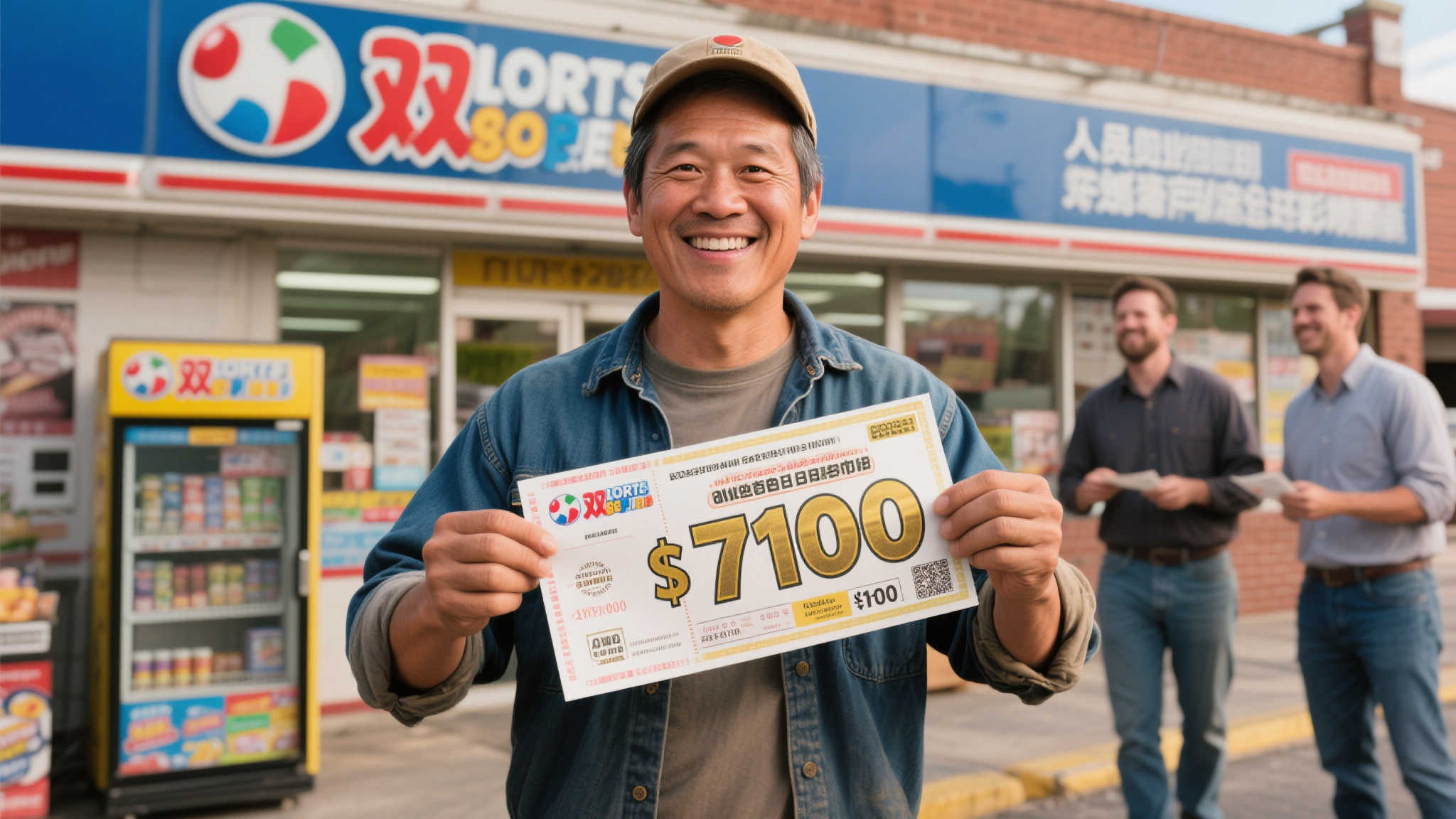 建筑工人首日开奖喜获双色球710万:计划与好友共创事业 想象一下,平凡的一天,你买了一张彩票,却