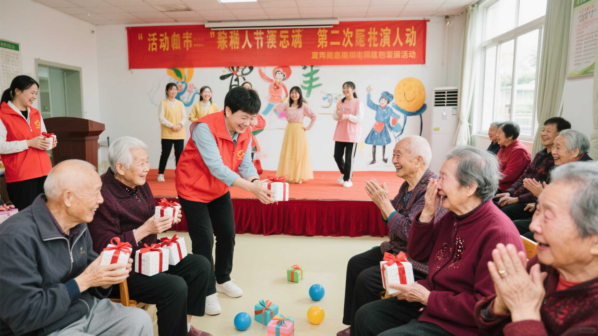 公益送温暖 浙江福彩关爱杭州福利院 当天现场可以说其乐融融、充满欢声笑语。在